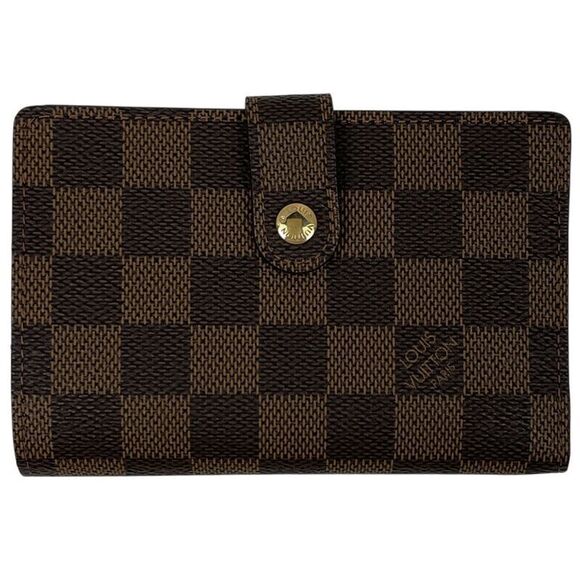 Louis Vuitton Porte Feuille Viennois Billfold Wallet With Coin Purse Damier
